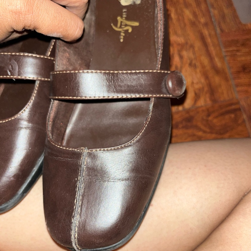 Life Stride Brown Flats - Picture 2 of 5